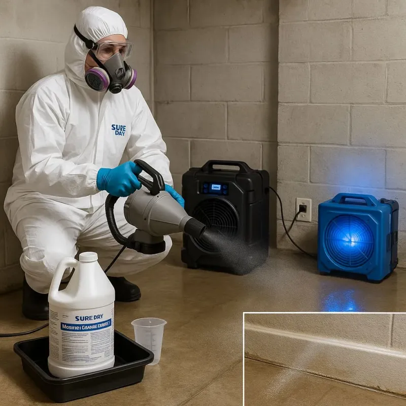 Sanitization and Odor Removal process in Cotati, CA